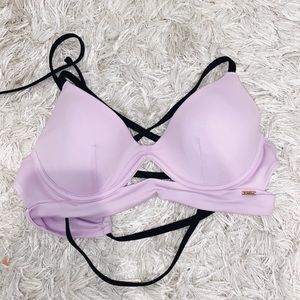 PINK tie back bikini